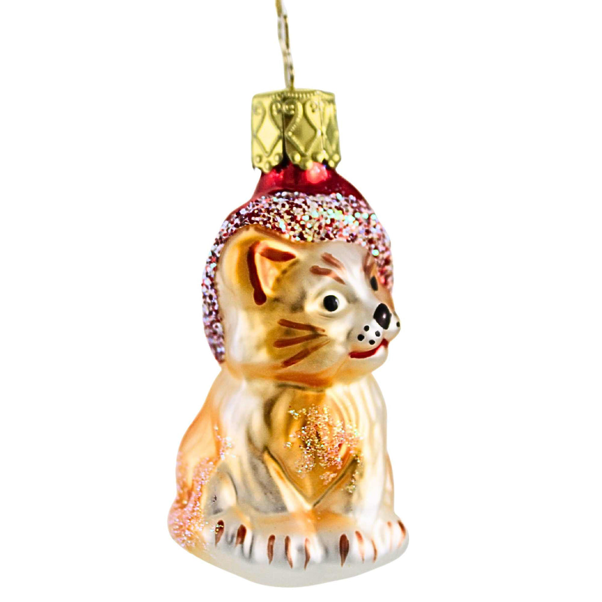 Inge Glas Kringle's Christmas Kitty - - SBKGifts.com