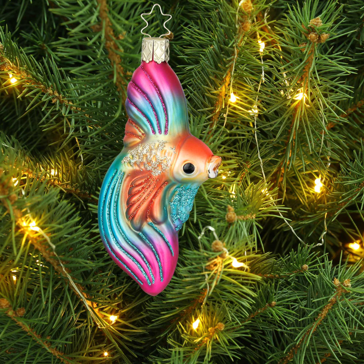 Inge Glas Veil Angelfish - - SBKGifts.com