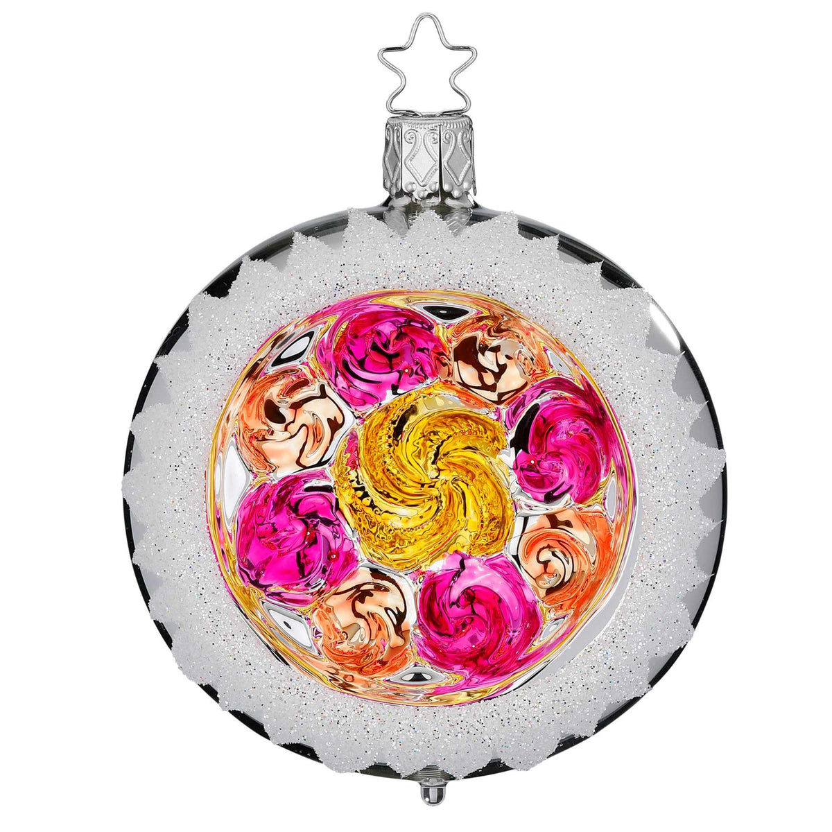 67159 Silver Shiny Ornament Reflector 21466R008