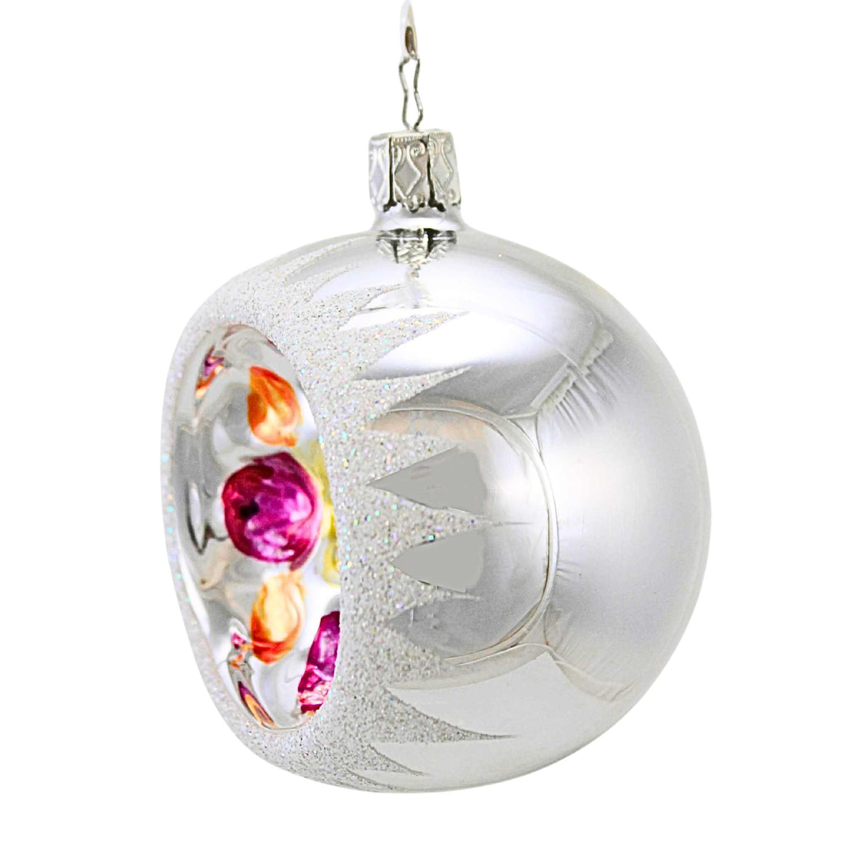Inge Glas Silver Shiny Ornament Reflector - - SBKGifts.com