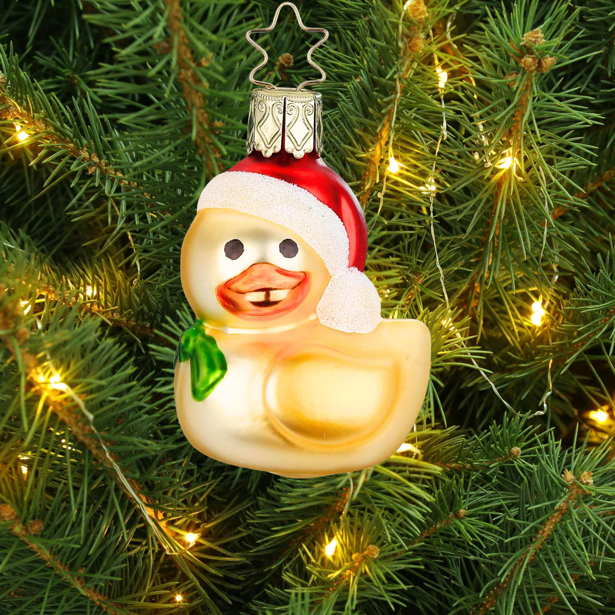 Inge Glas Christmas Duckling - - SBKGifts.com