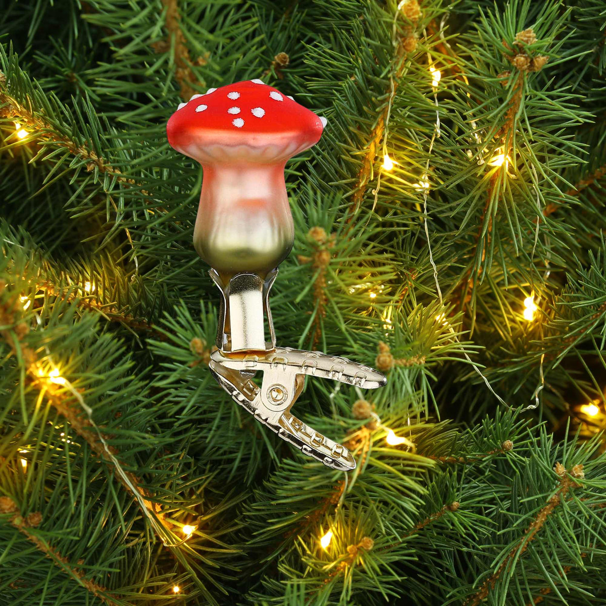 Inge Glas Flat Mini Mushroom - - SBKGifts.com