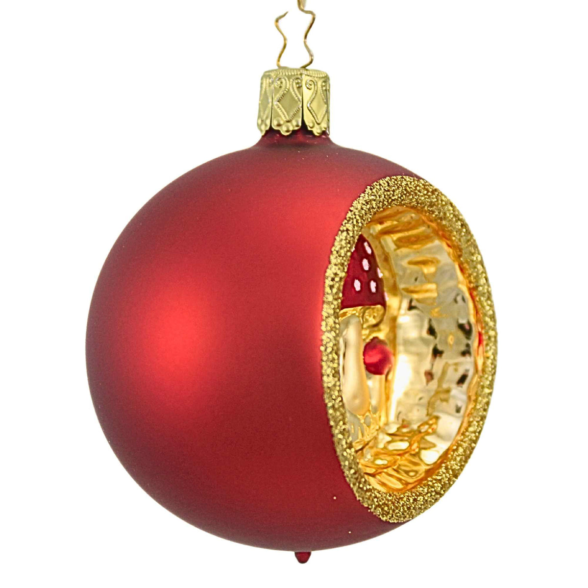 Inge Glas Chianti Matte Mushrooms In The Forest - - SBKGifts.com