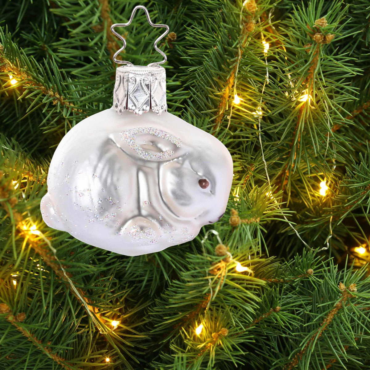 Inge Glas Little Snow Bunny - - SBKGifts.com