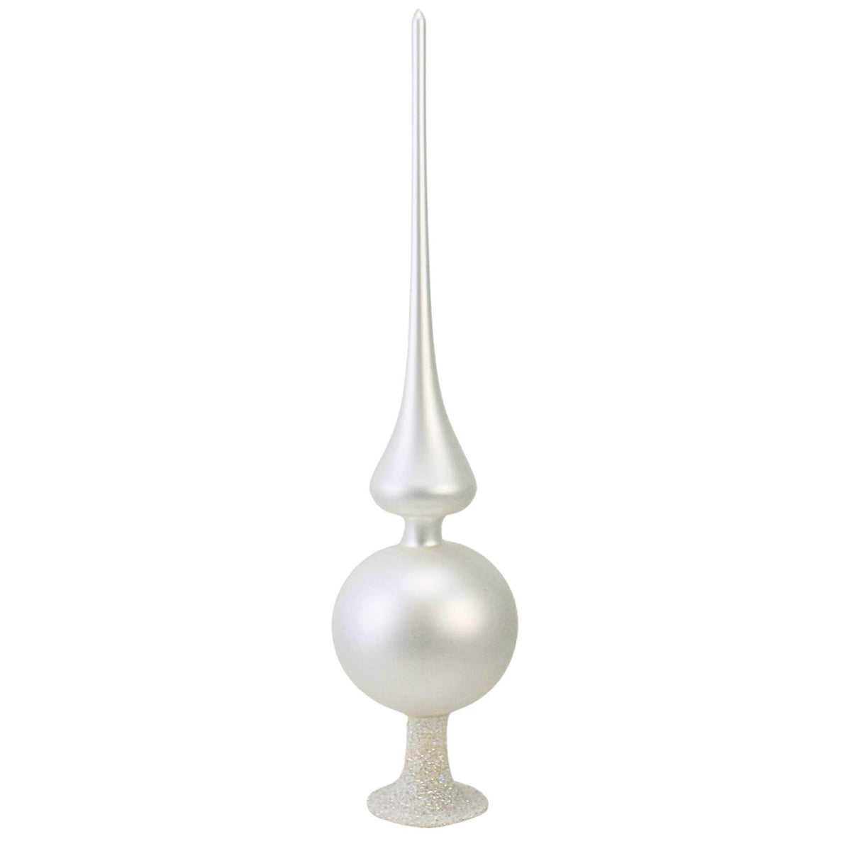 Inge Glas White Matte Ornament Reflector - - SBKGifts.com