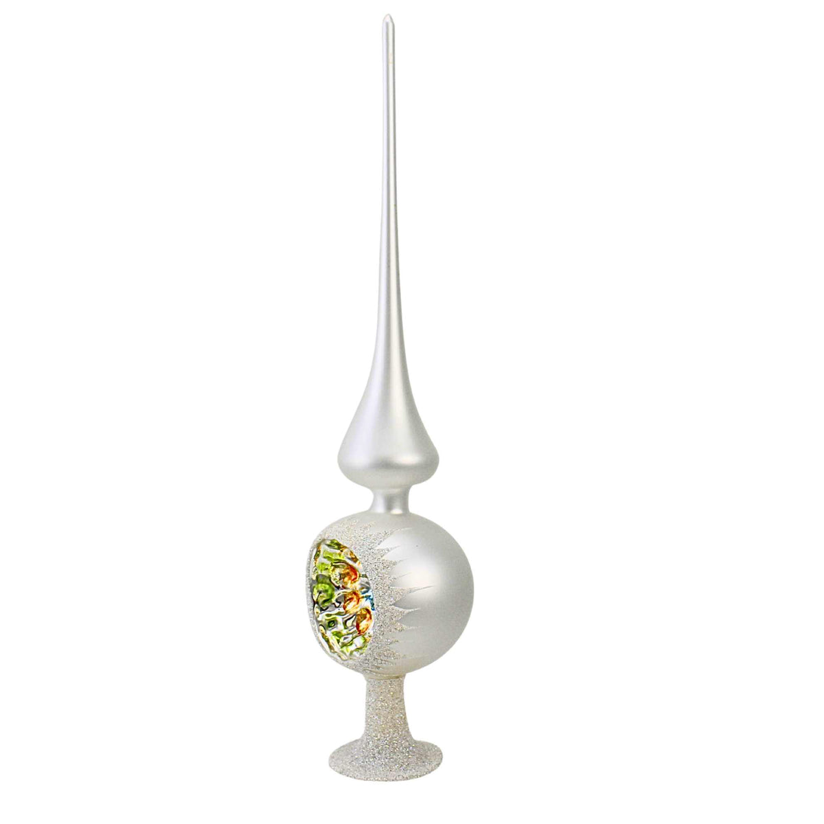 Inge Glas White Matte Ornament Reflector - - SBKGifts.com