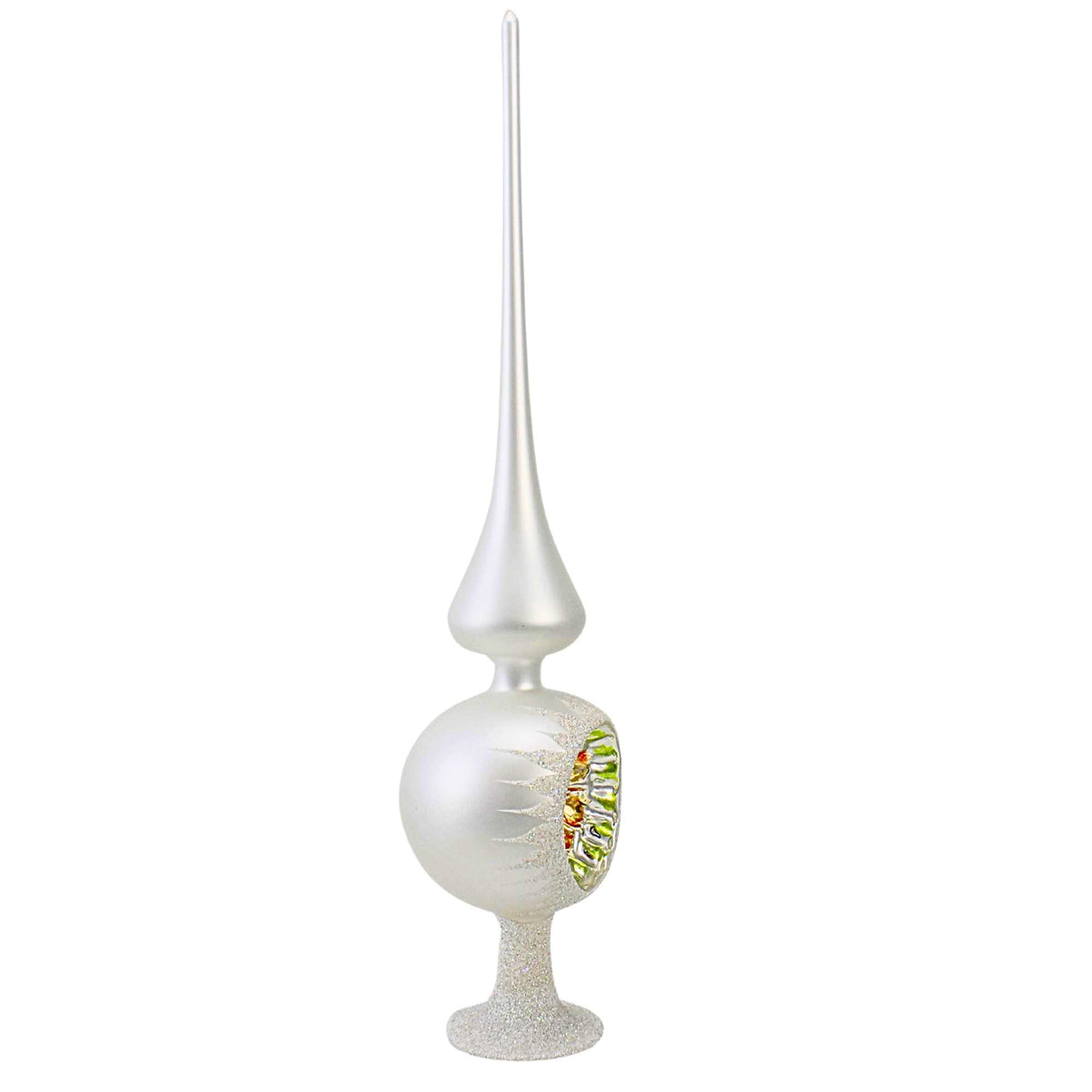 Inge Glas White Matte Ornament Reflector - - SBKGifts.com