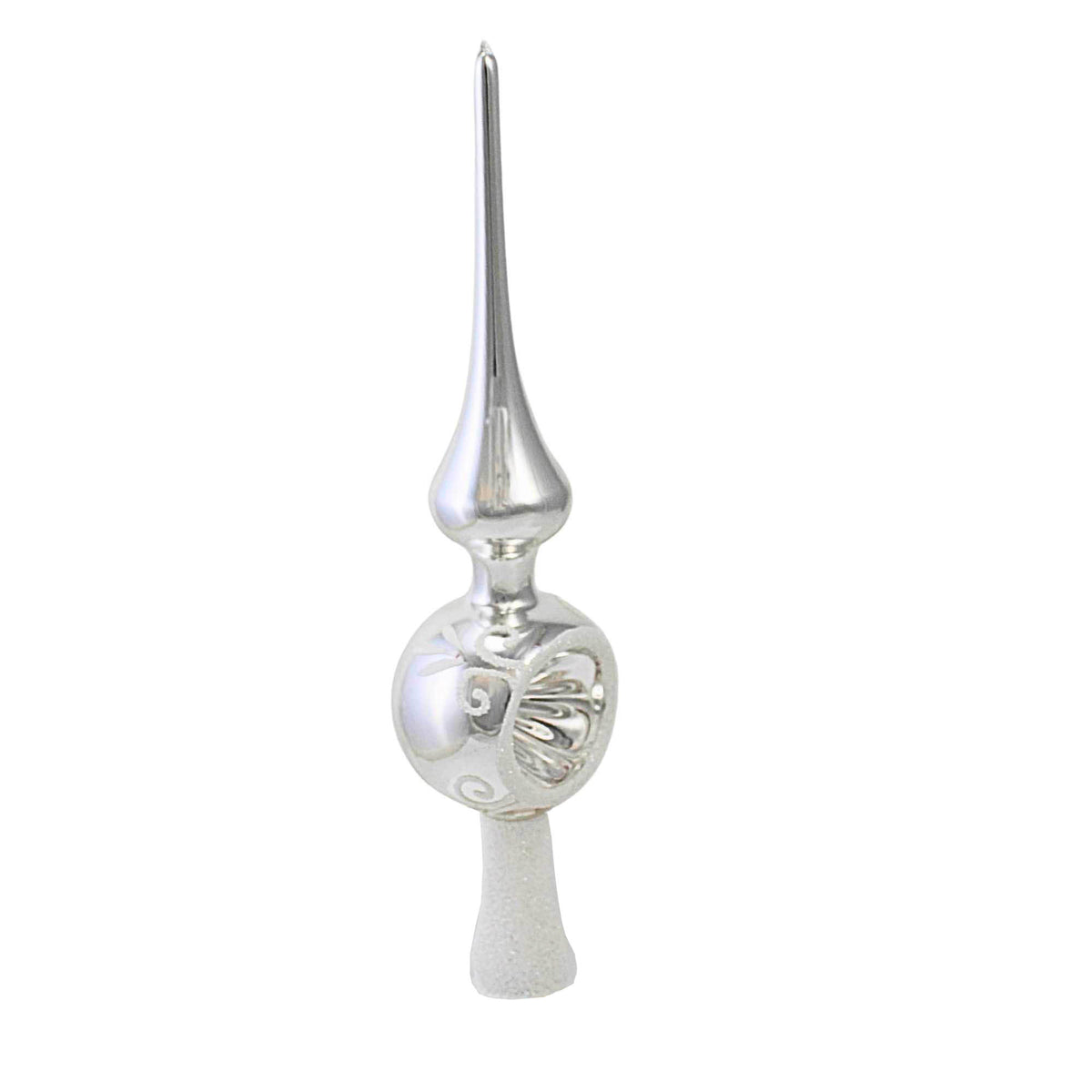 Inge Glas Silver Shiny Floral Glow - - SBKGifts.com