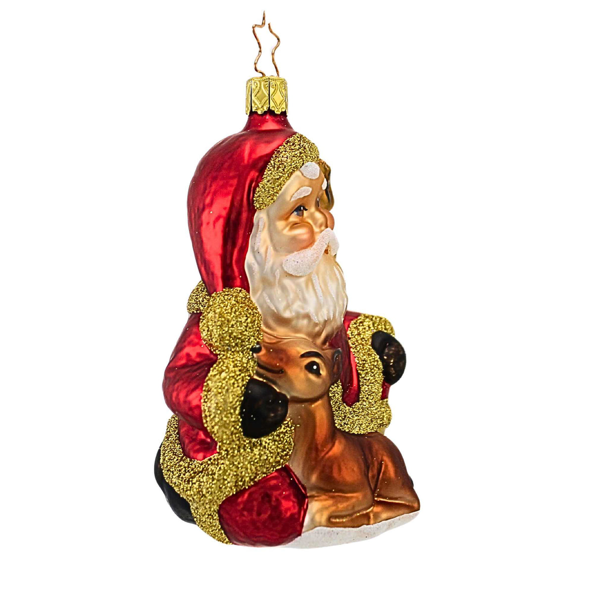 Inge Glas Santa In The Winter Forest - - SBKGifts.com