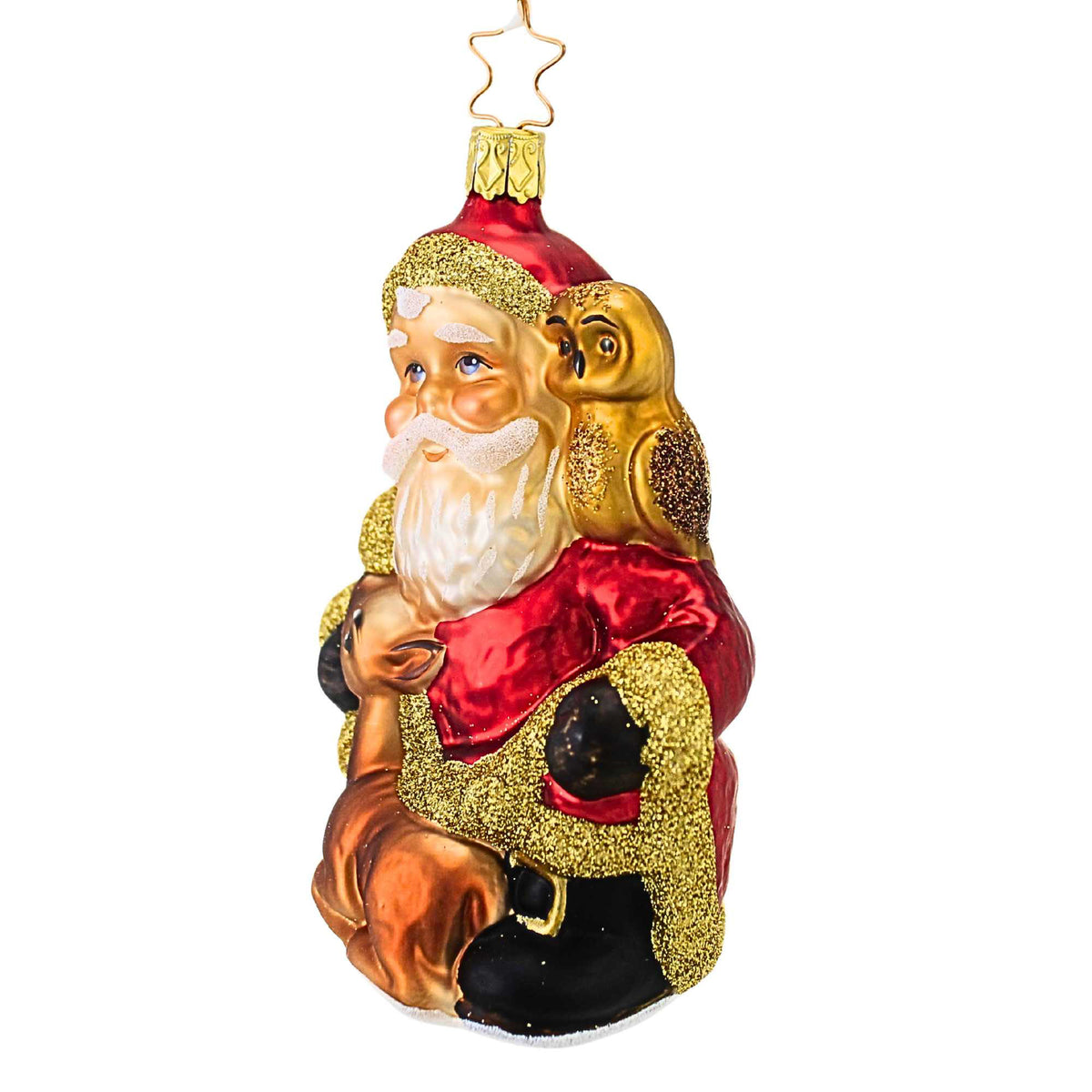 Inge Glas Santa In The Winter Forest - - SBKGifts.com