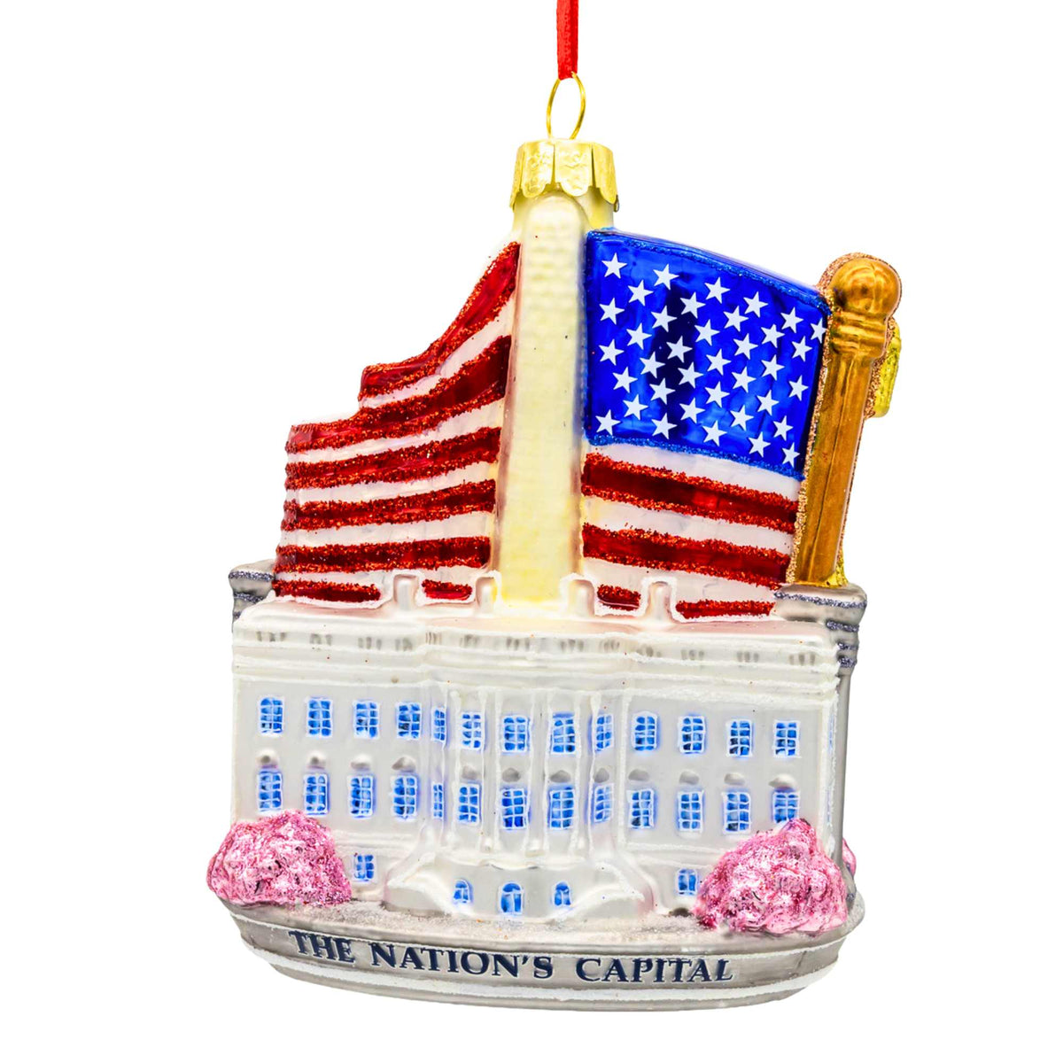 67192 Glass Washington Dc Cityscape Ornament C7775