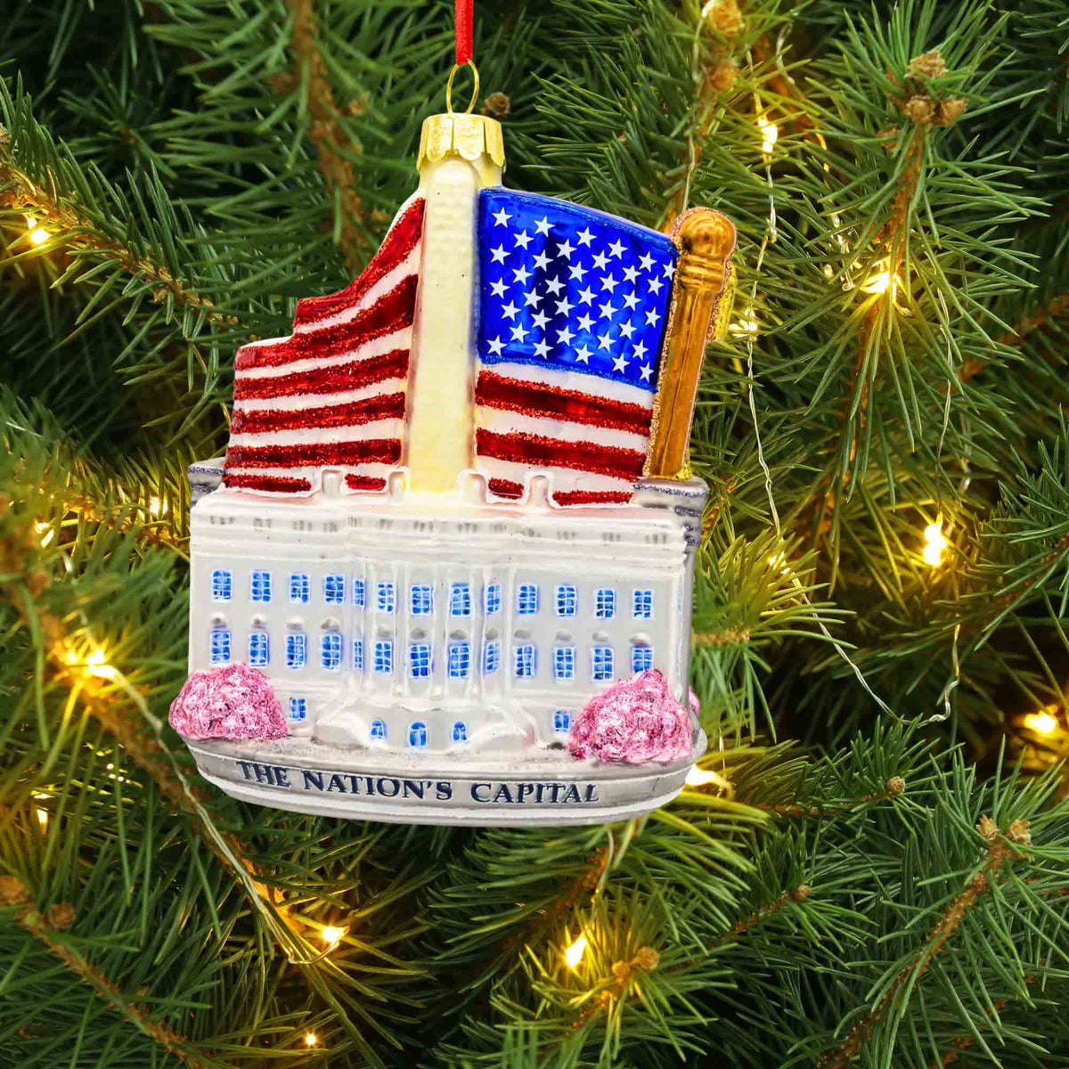 Kurt S. Adler Glass Washington Dc Cityscape Ornament - - SBKGifts.com