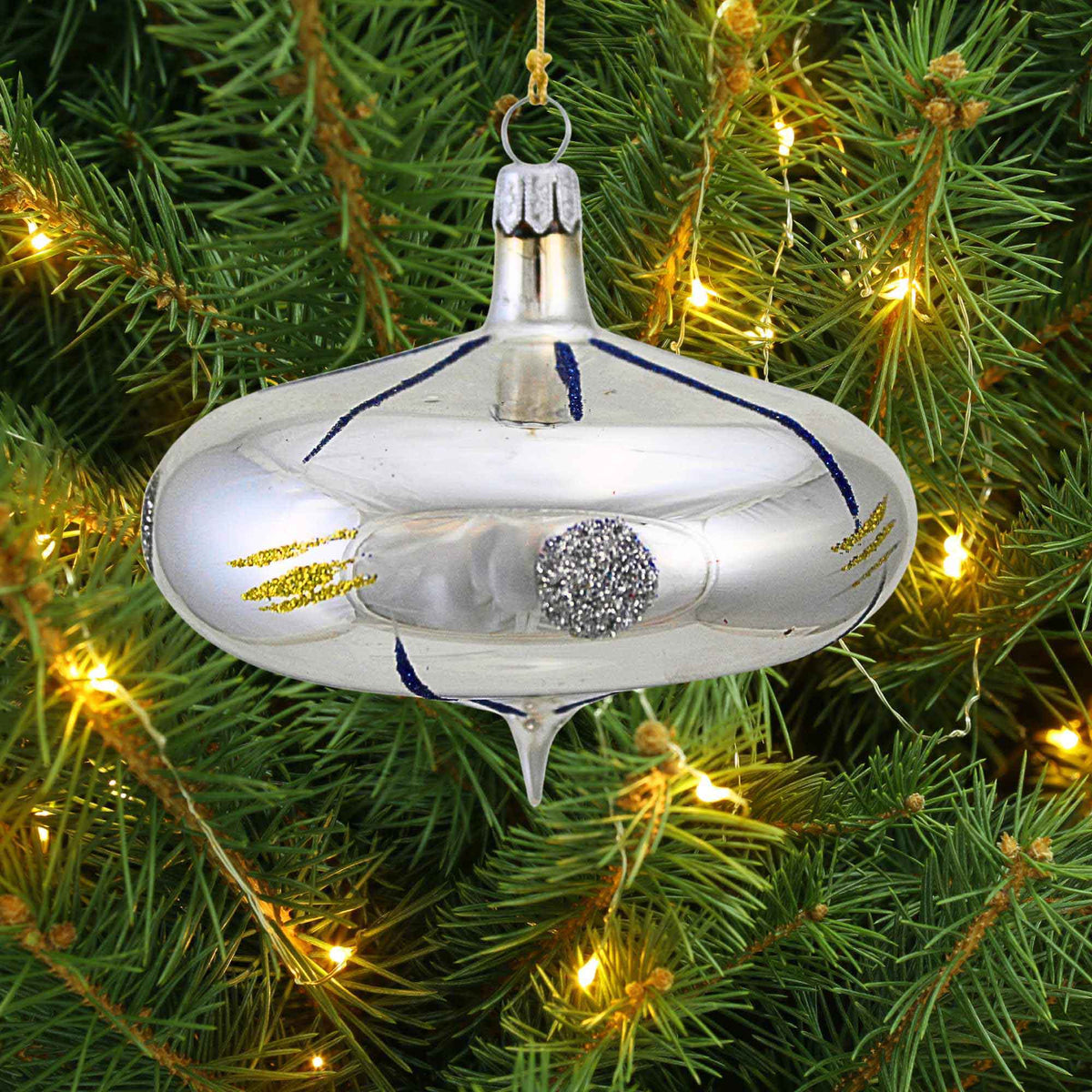 De Carlini Italian Ornaments Starlight Cruiser - - SBKGifts.com