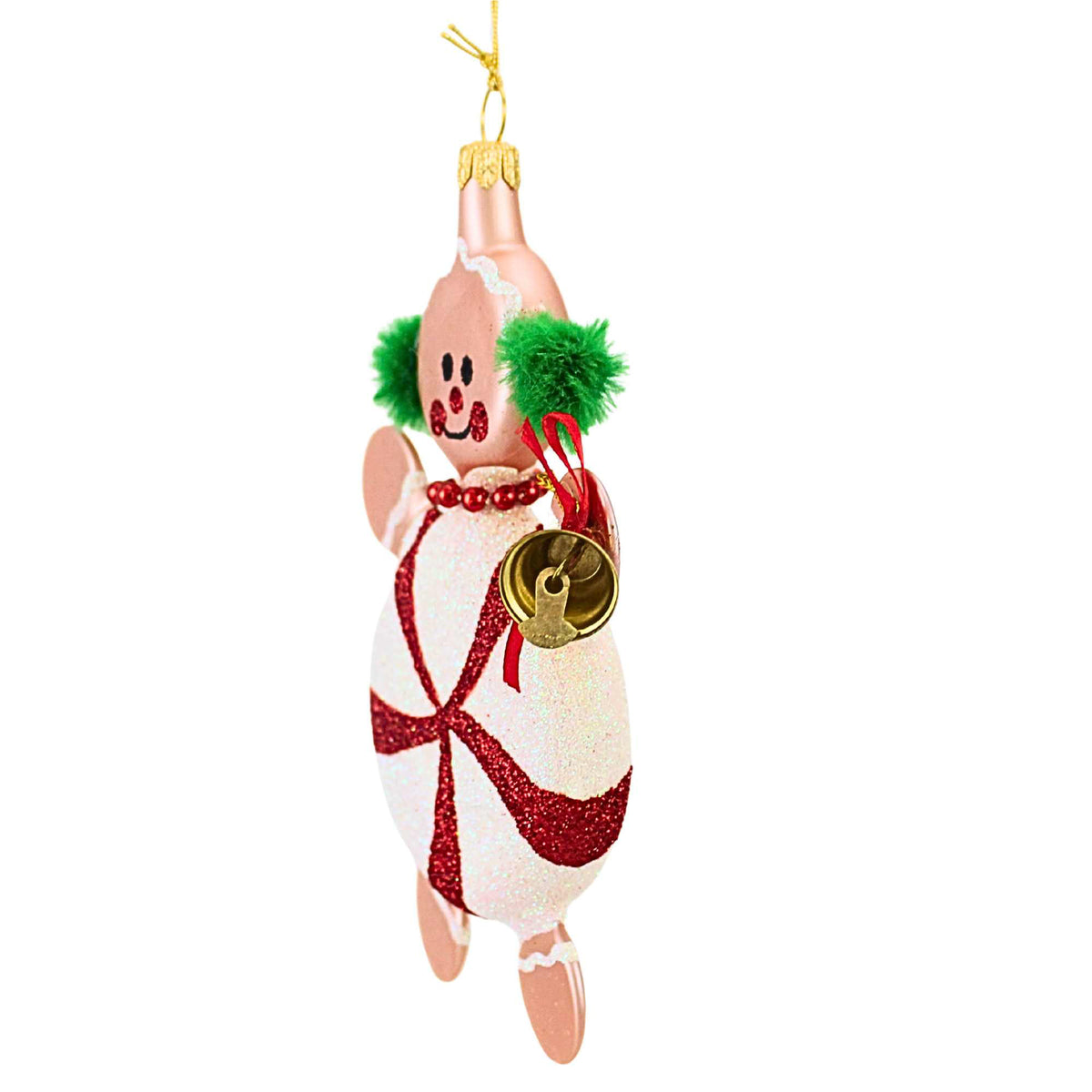 De Carlini Italian Ornaments Holly Ginger Snap - - SBKGifts.com