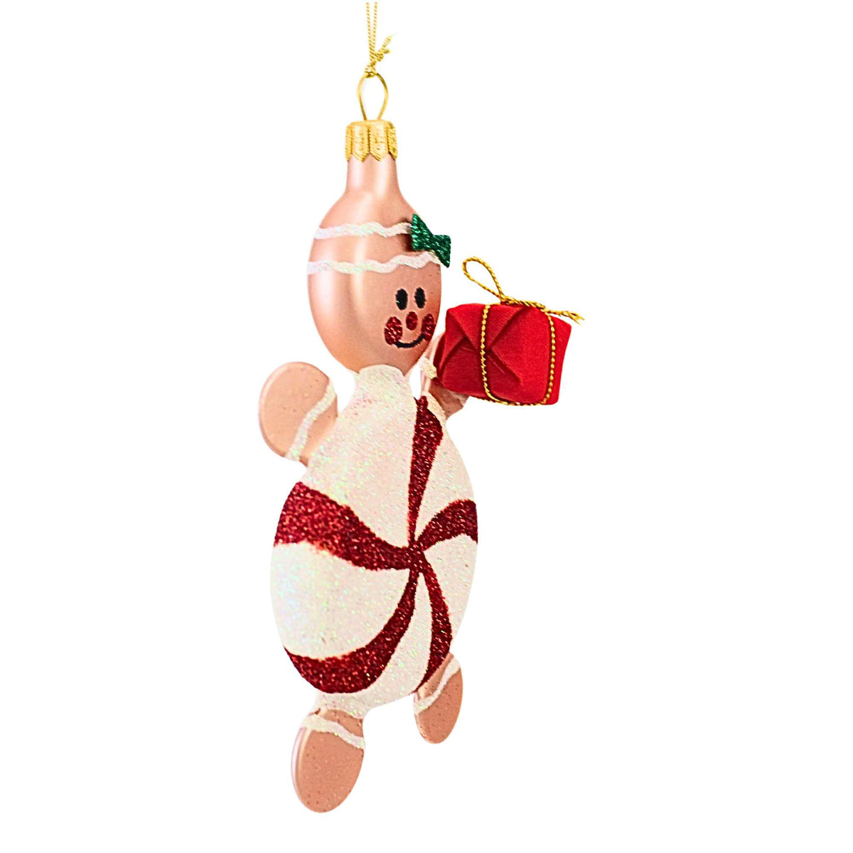 De Carlini Italian Ornaments Merilee Ginger Snap - - SBKGifts.com