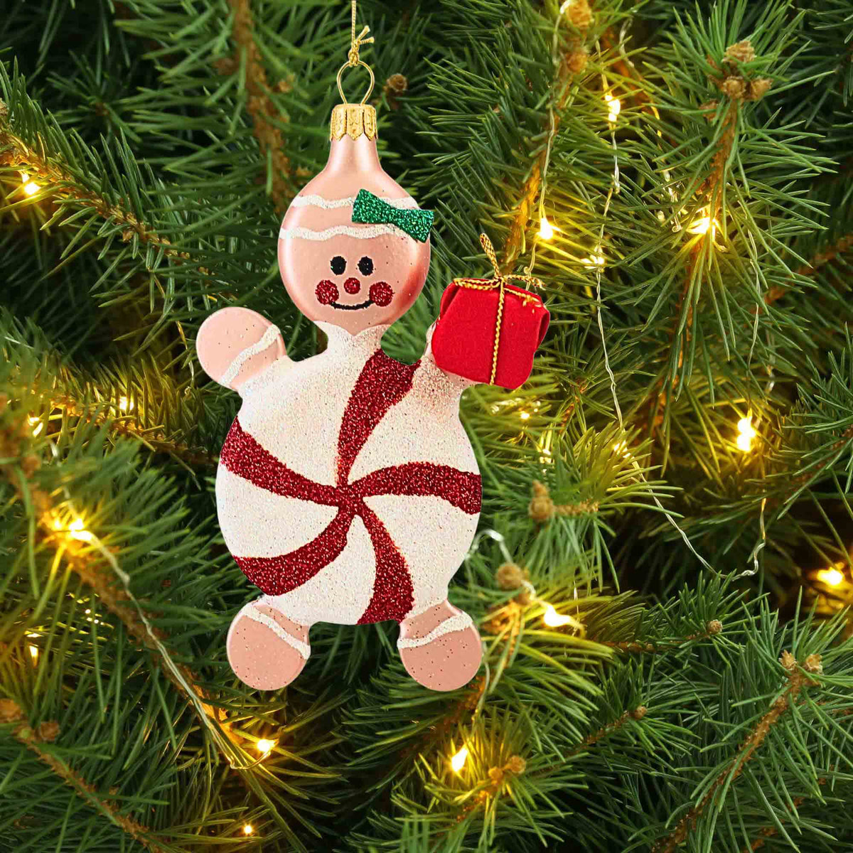 De Carlini Italian Ornaments Merilee Ginger Snap - - SBKGifts.com
