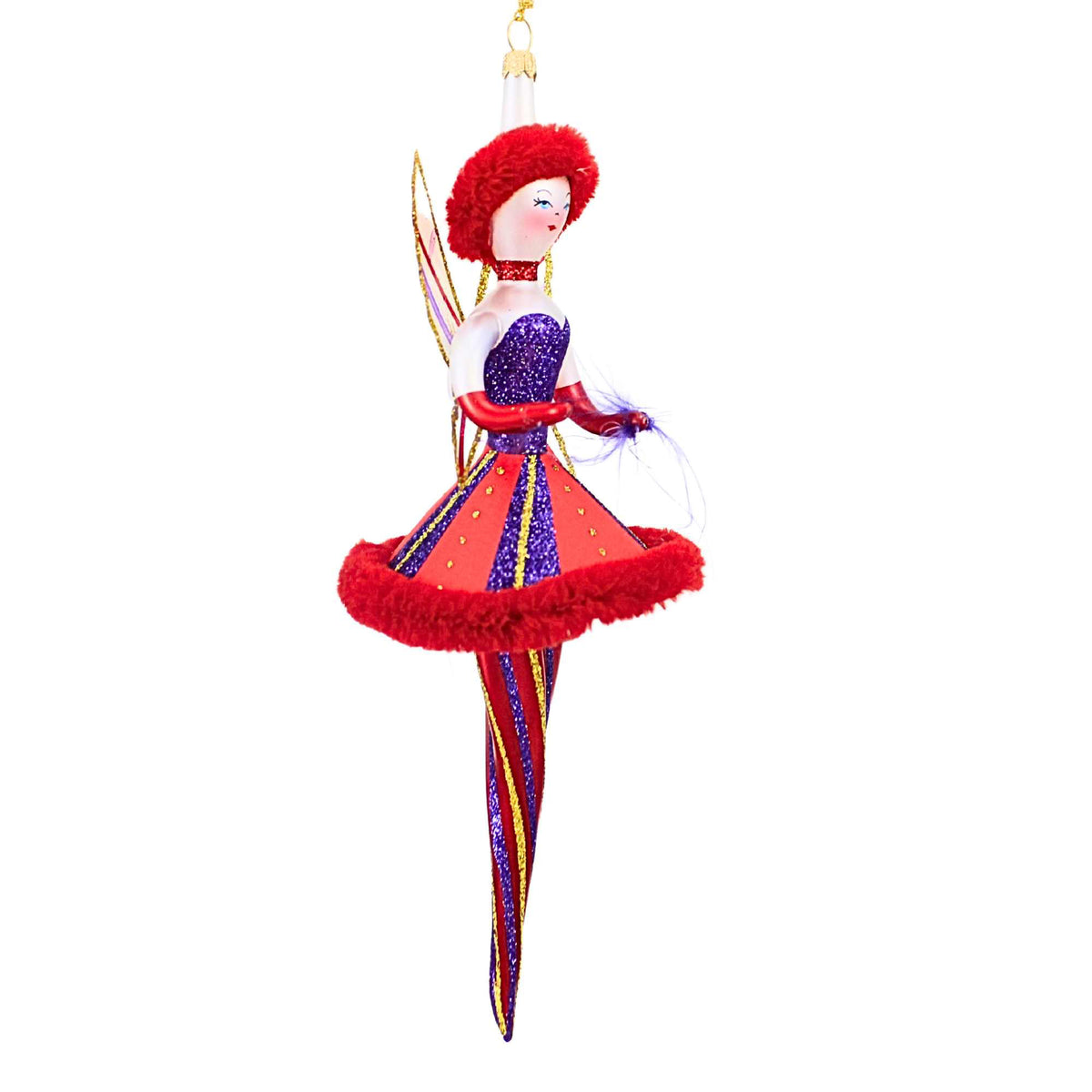 De Carlini Italian Ornaments La Mariposa Royale - - SBKGifts.com