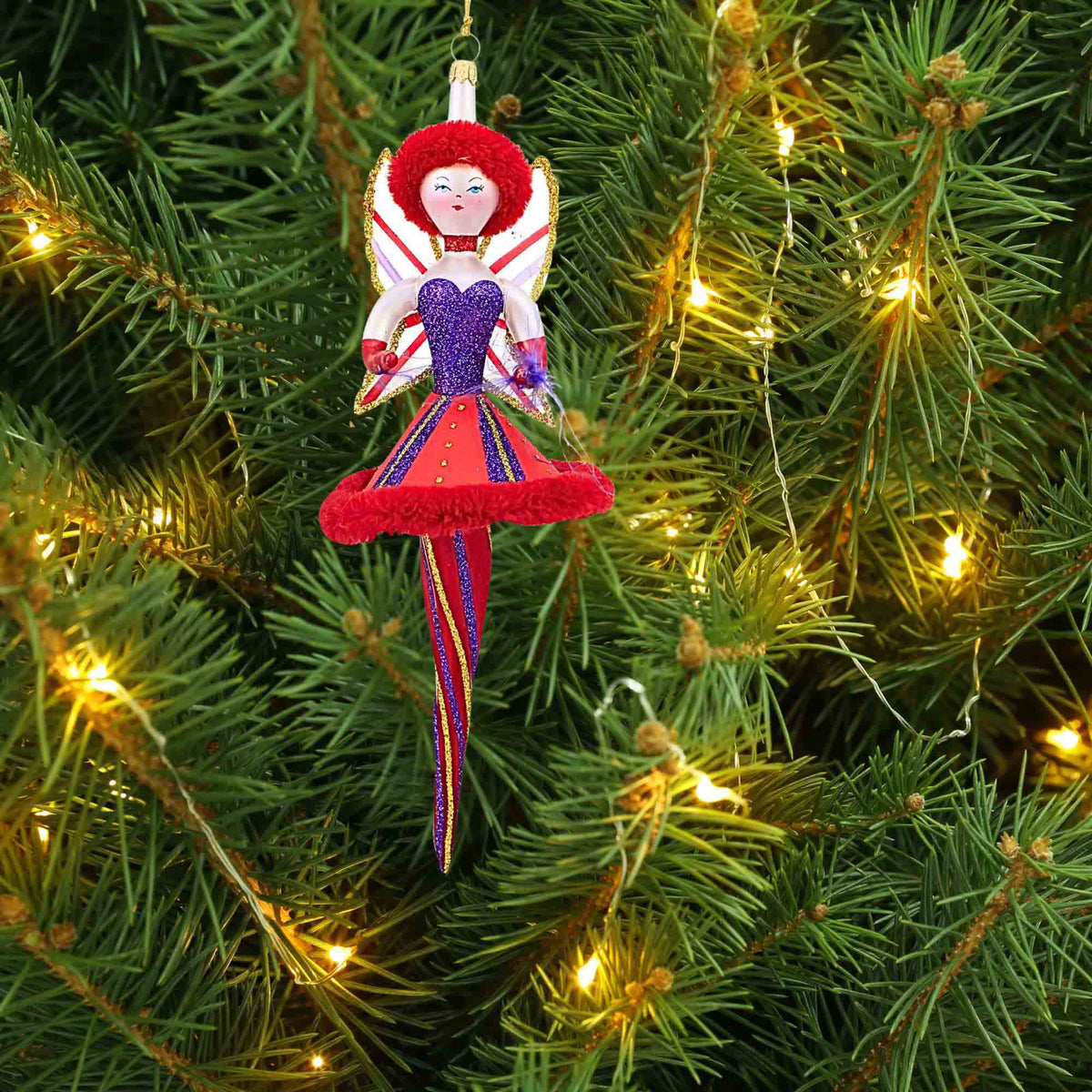 De Carlini Italian Ornaments La Mariposa Royale - - SBKGifts.com