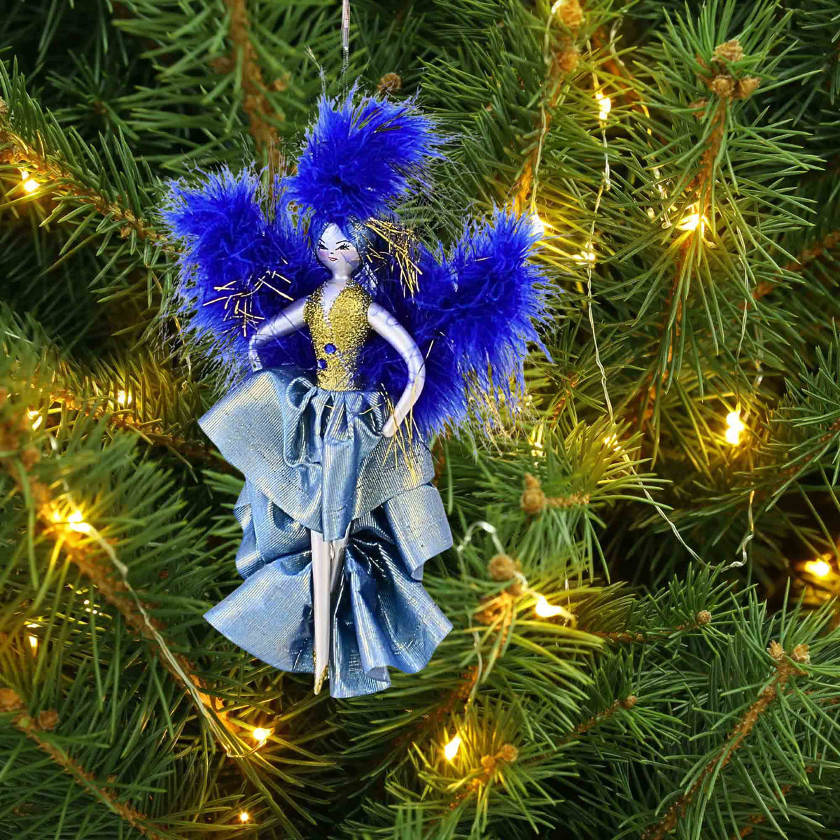 De Carlini Italian Ornaments Bluebell Of Broadway - - SBKGifts.com