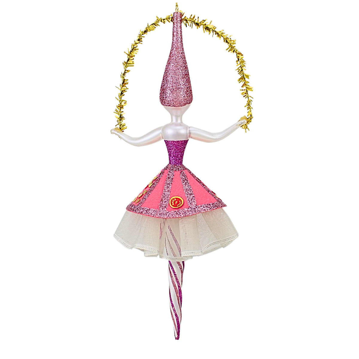 De Carlini Italian Ornaments Marvelous Miss Mistlemagic - - SBKGifts.com
