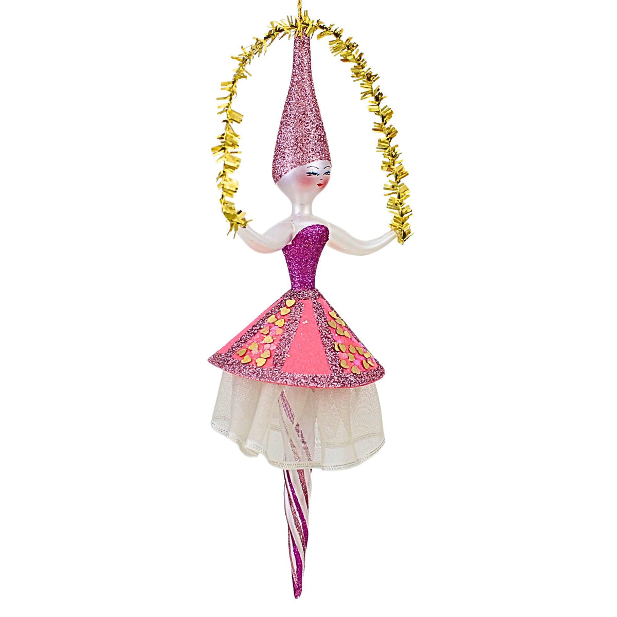 De Carlini Italian Ornaments Marvelous Miss Mistlemagic - - SBKGifts.com