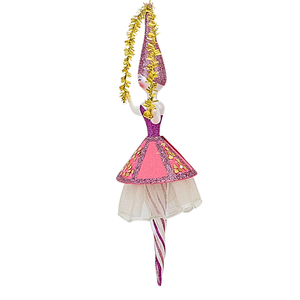De Carlini Italian Ornaments Marvelous Miss Mistlemagic - - SBKGifts.com