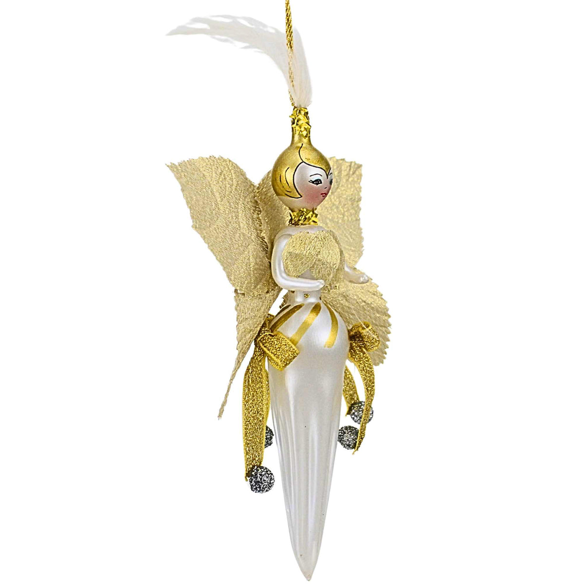 De Carlini Italian Ornaments Dame Amberleaf - - SBKGifts.com