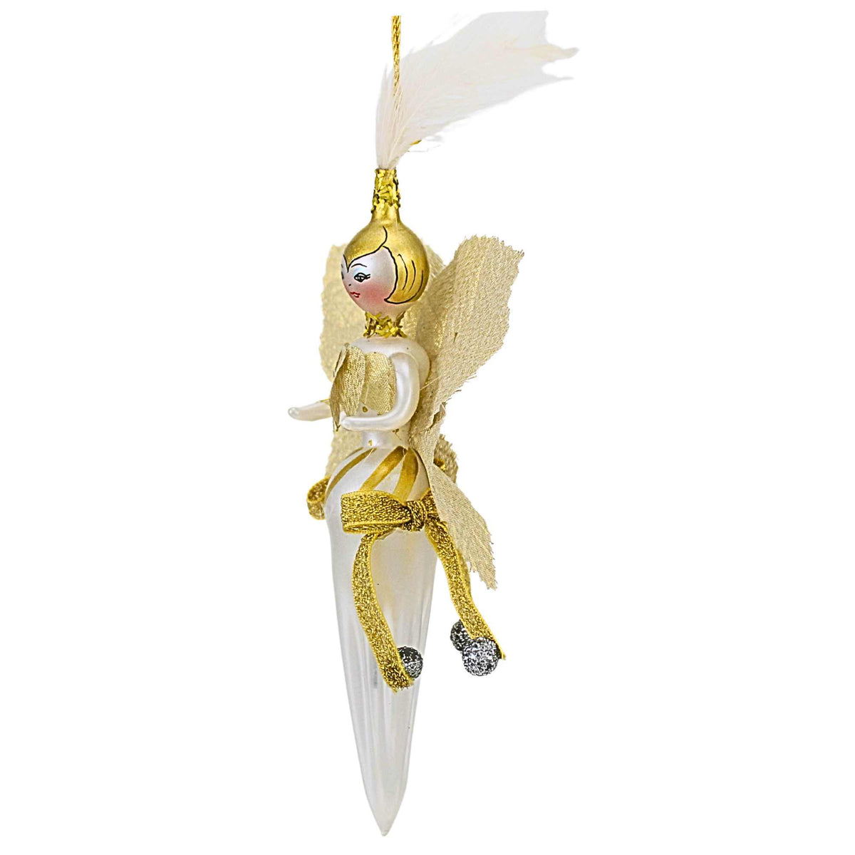 De Carlini Italian Ornaments Dame Amberleaf - - SBKGifts.com