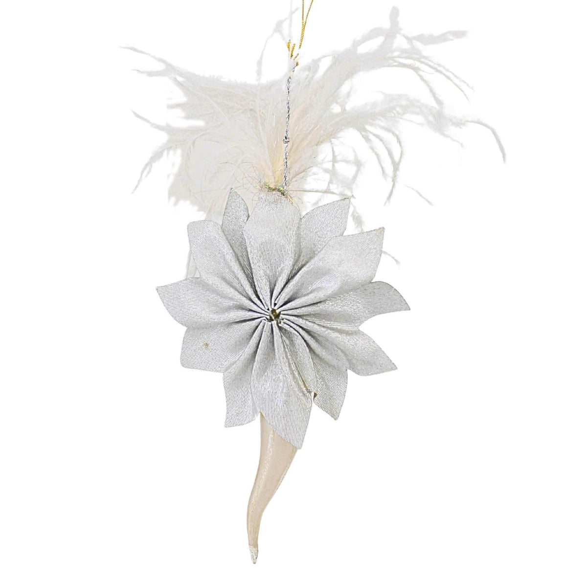 De Carlini Italian Ornaments Maybelle Bloom - - SBKGifts.com