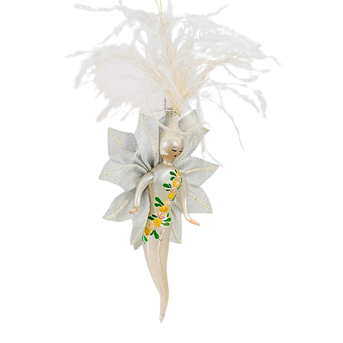 De Carlini Italian Ornaments Maybelle Bloom - - SBKGifts.com