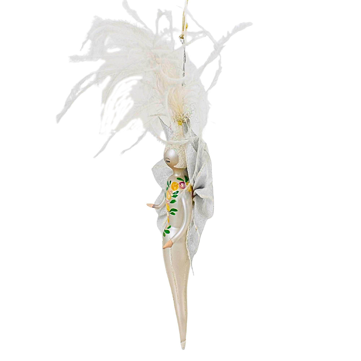 De Carlini Italian Ornaments Maybelle Bloom - - SBKGifts.com