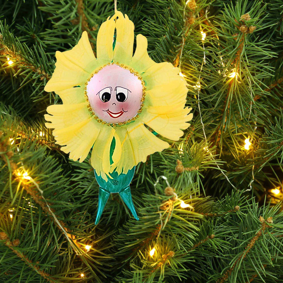 De Carlini Italian Ornaments Sunshine Susie - - SBKGifts.com