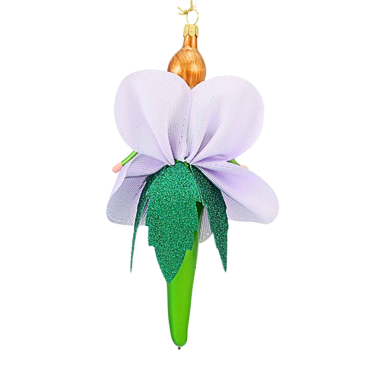 De Carlini Italian Ornaments Lovely In Lilac - - SBKGifts.com