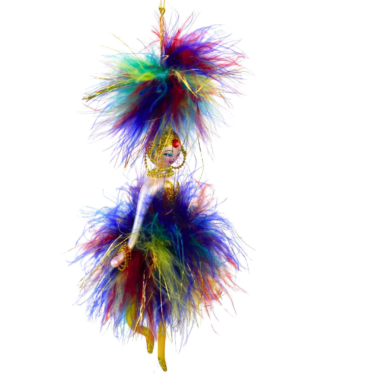 De Carlini Italian Ornaments Kalypso Carnival - - SBKGifts.com