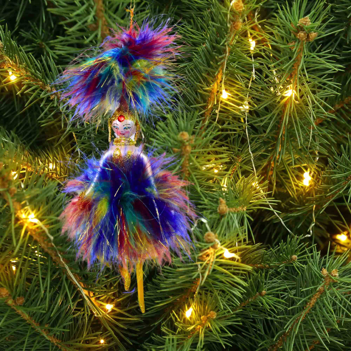 De Carlini Italian Ornaments Kalypso Carnival - - SBKGifts.com