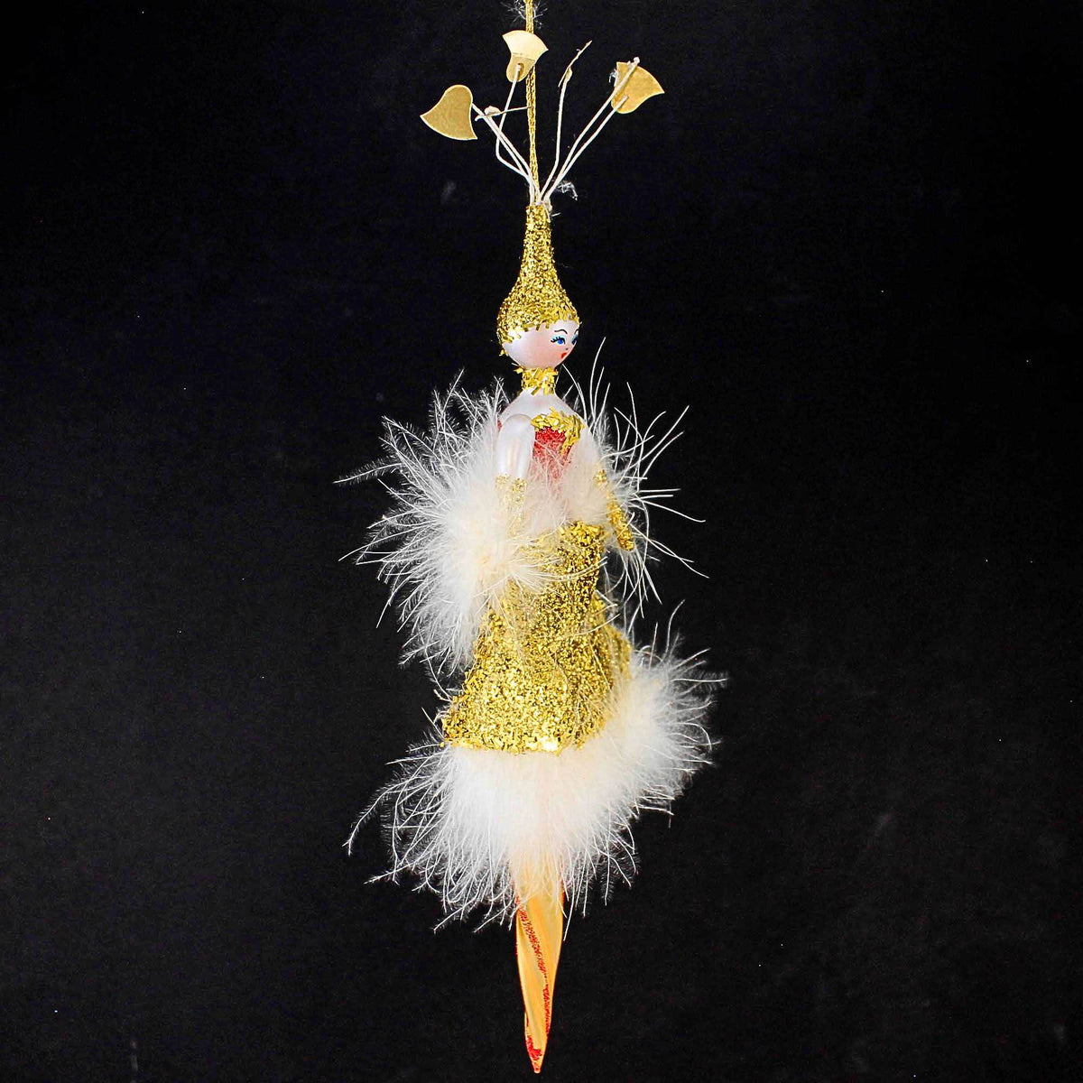De Carlini Italian Ornaments Scarlette Frostine - - SBKGifts.com