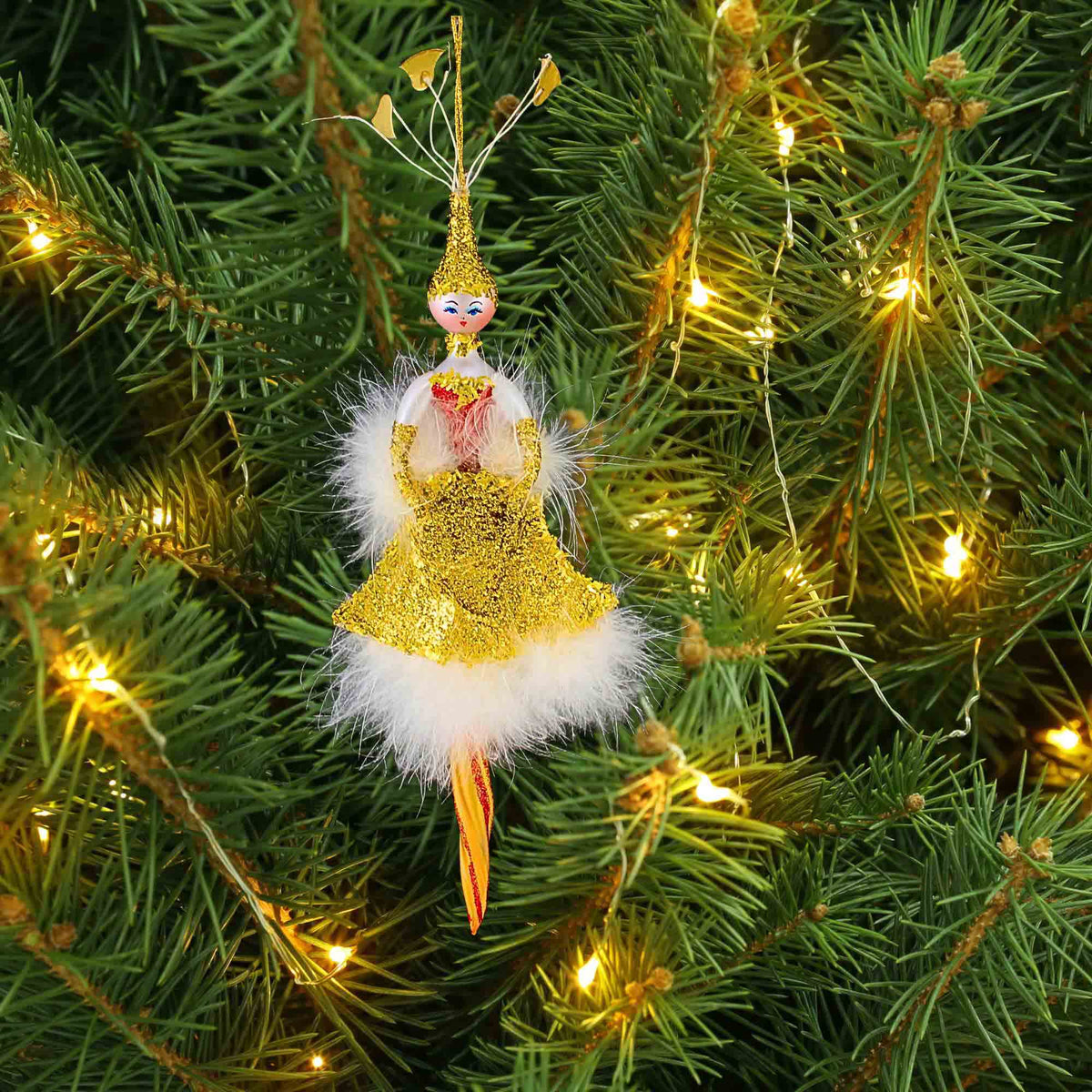 De Carlini Italian Ornaments Scarlette Frostine - - SBKGifts.com