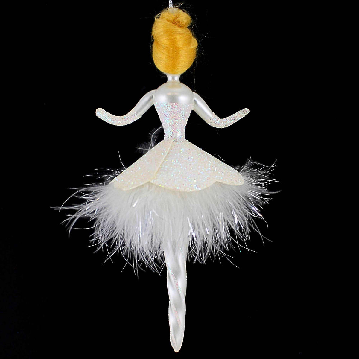 De Carlini Italian Ornaments Audrey Snowcap - - SBKGifts.com