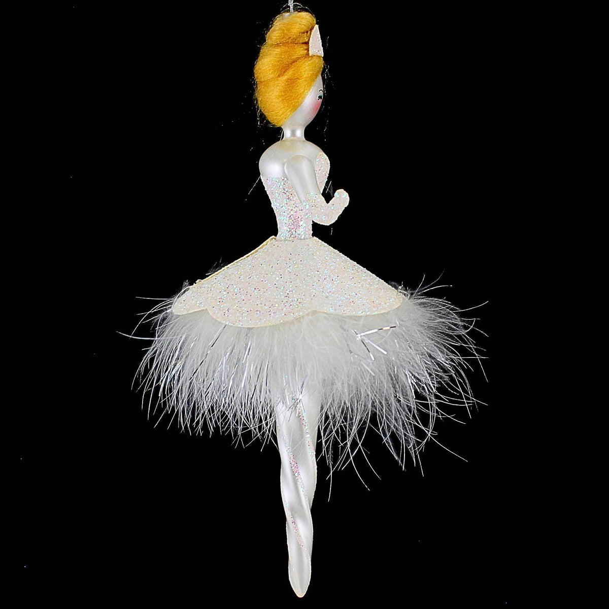 De Carlini Italian Ornaments Audrey Snowcap - - SBKGifts.com