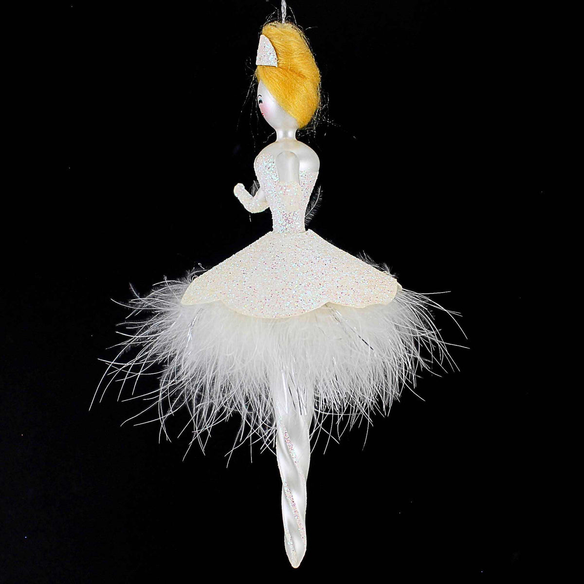 De Carlini Italian Ornaments Audrey Snowcap - - SBKGifts.com