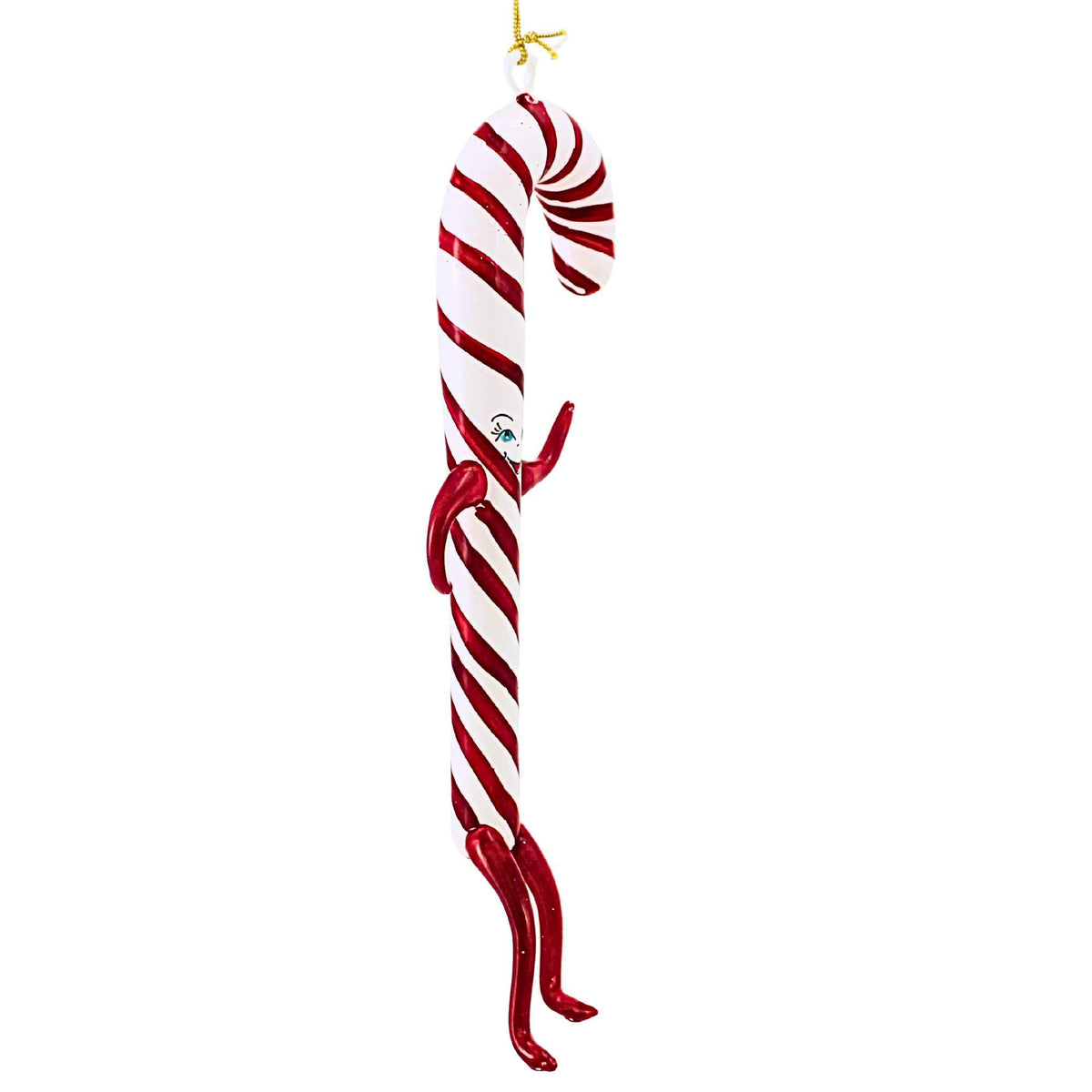 De Carlini Italian Ornaments Candy Cane Jane - - SBKGifts.com