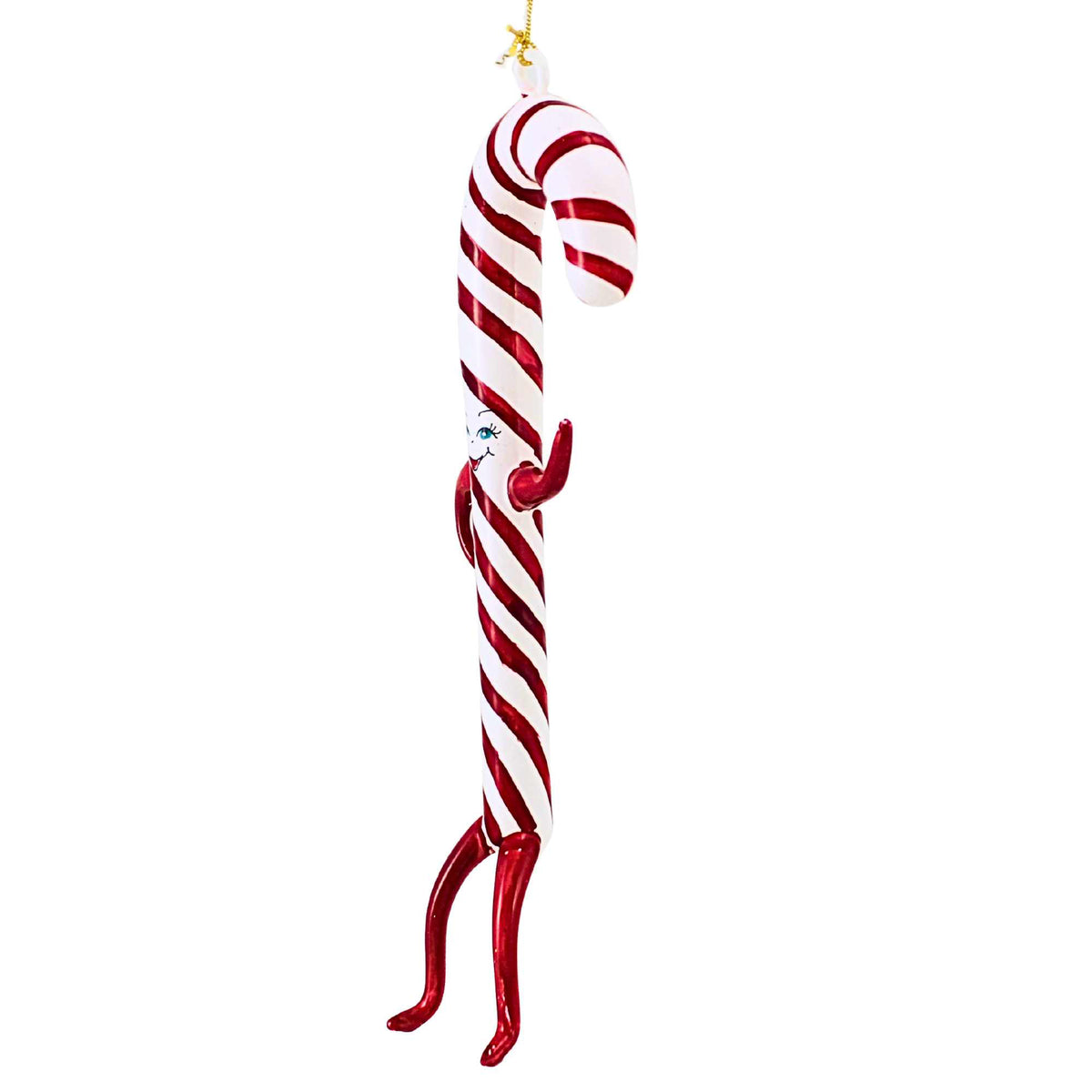 De Carlini Italian Ornaments Candy Cane Jane - - SBKGifts.com