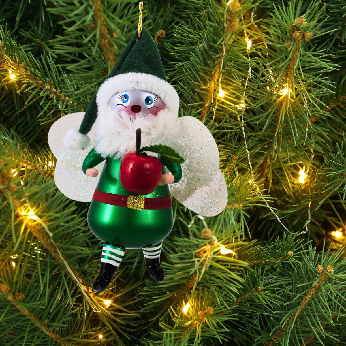 De Carlini Italian Ornaments Buzzby Appleblossum - - SBKGifts.com