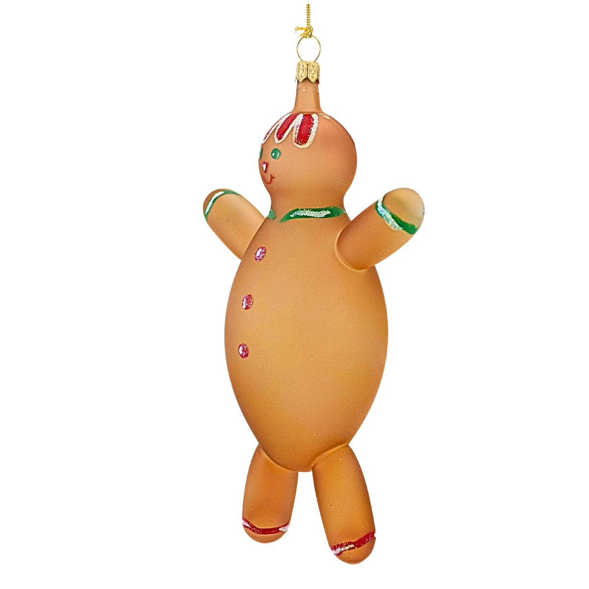 De Carlini Italian Ornaments Gumdrop Gingy - - SBKGifts.com