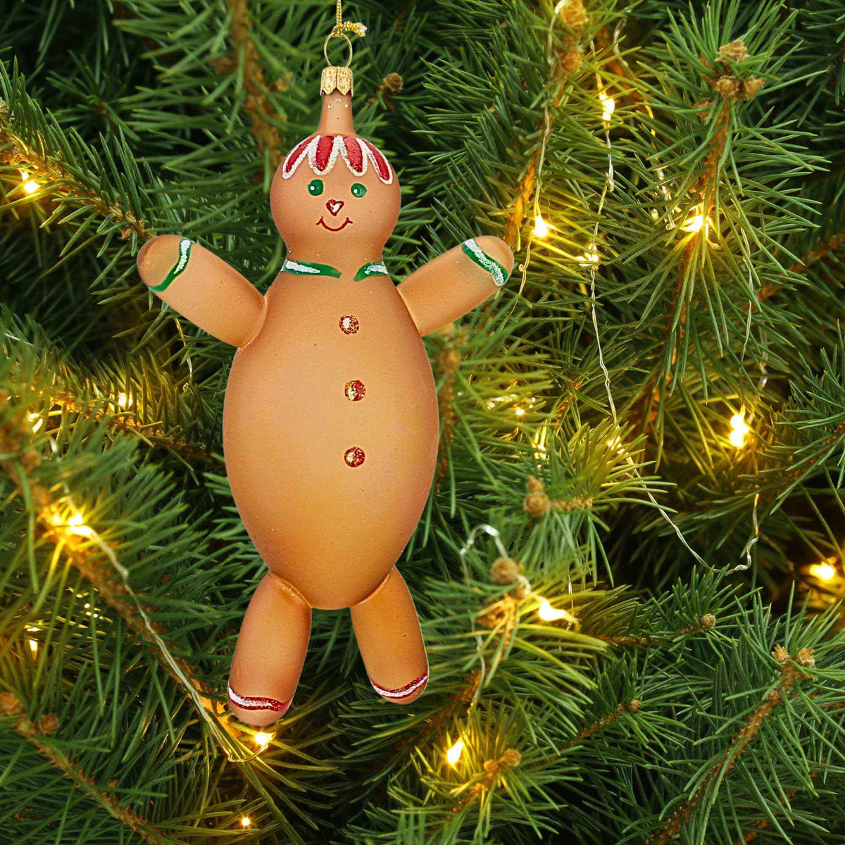 De Carlini Italian Ornaments Gumdrop Gingy - - SBKGifts.com