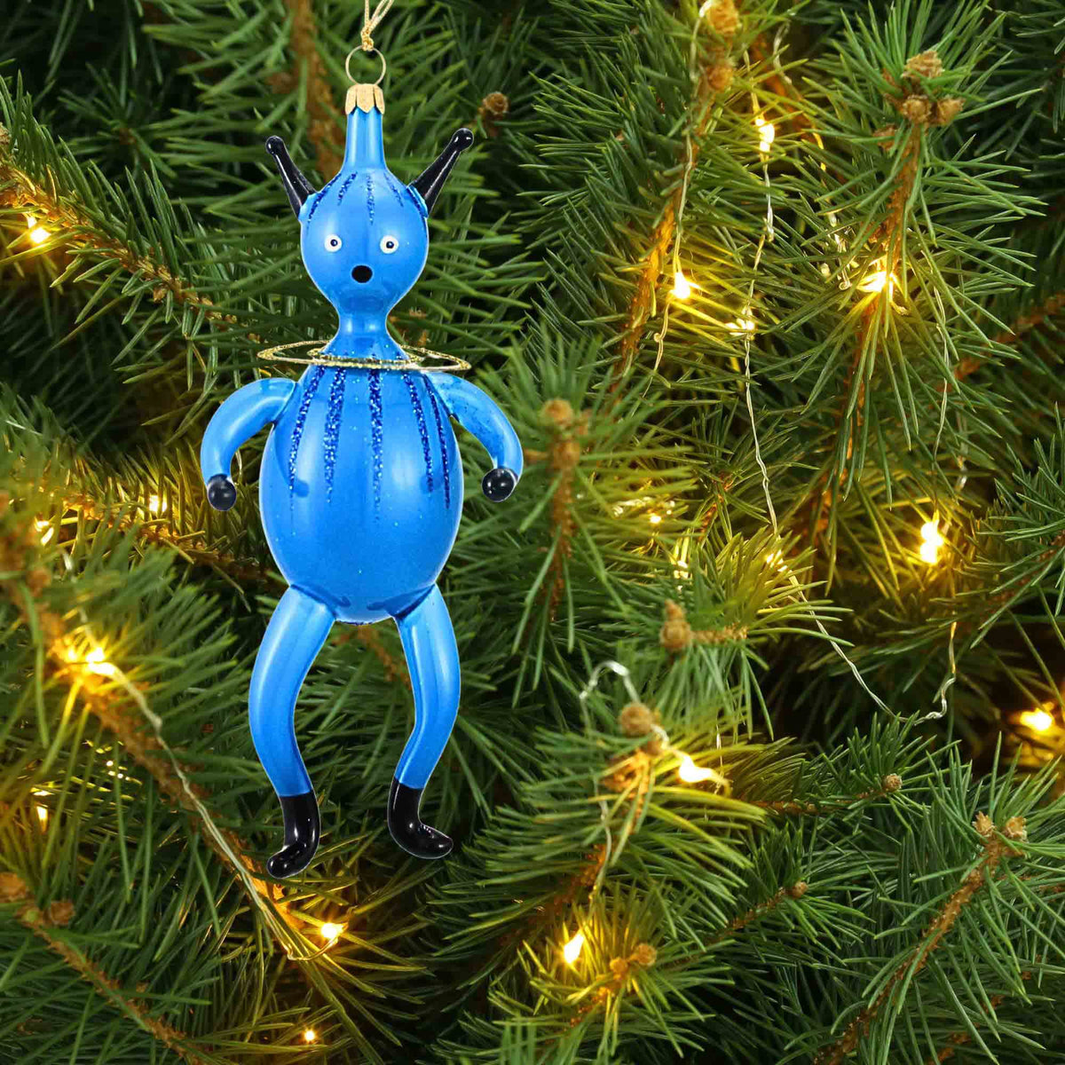 De Carlini Italian Ornaments Meteor Marvin - - SBKGifts.com
