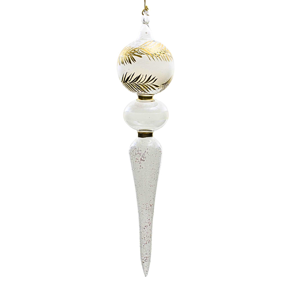 De Carlini Italian Ornaments Snowfall Elegance - - SBKGifts.com