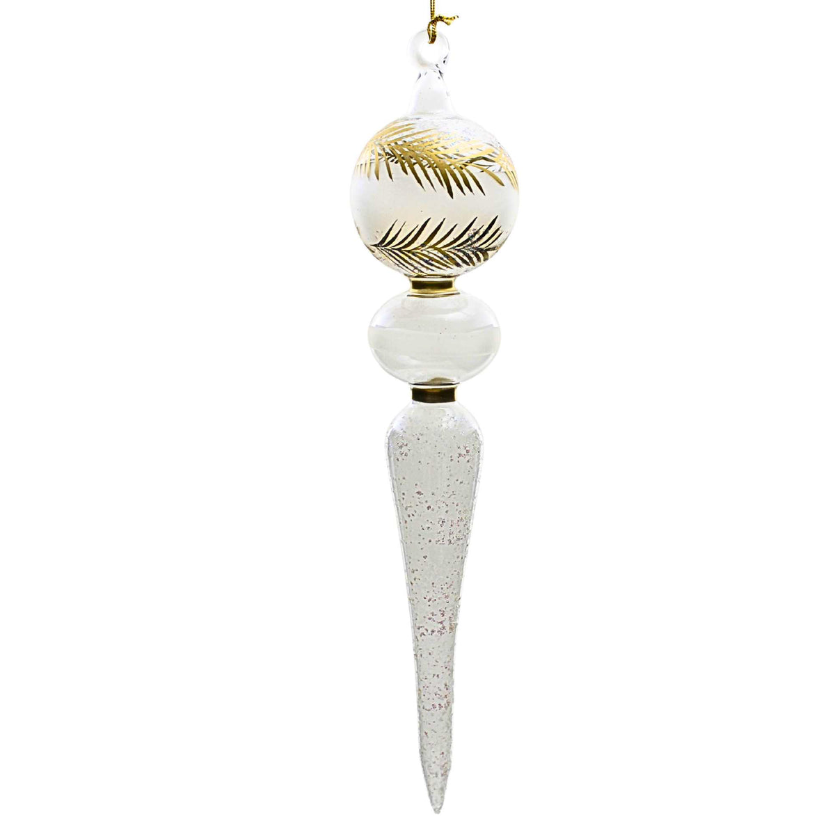 De Carlini Italian Ornaments Snowfall Elegance - - SBKGifts.com