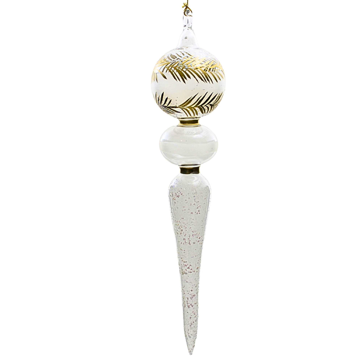 De Carlini Italian Ornaments Snowfall Elegance - - SBKGifts.com