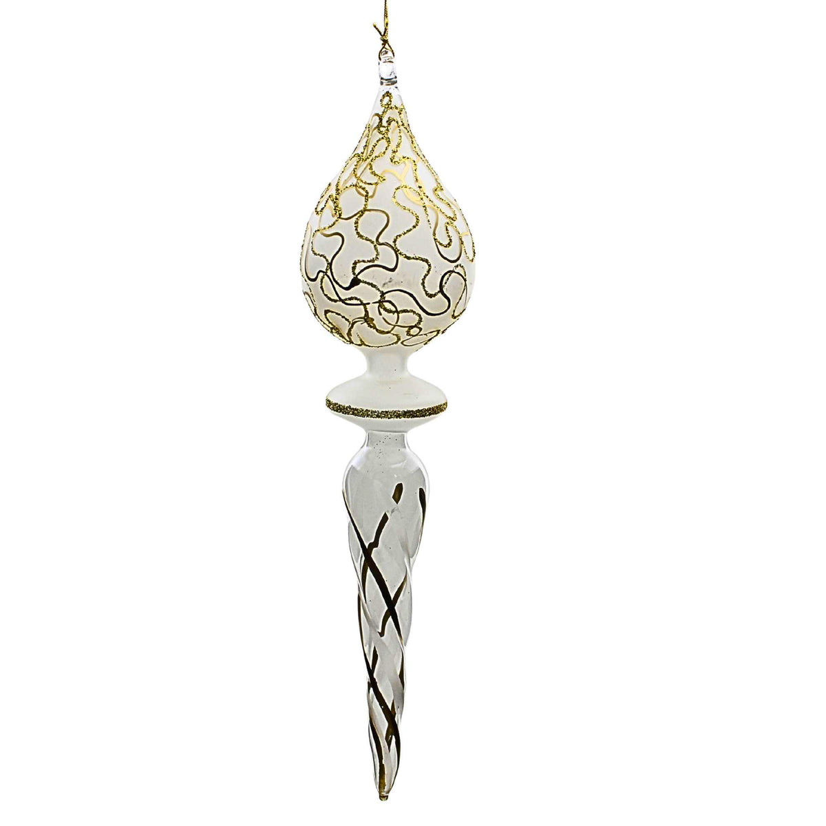De Carlini Italian Ornaments Winter Filigree - - SBKGifts.com